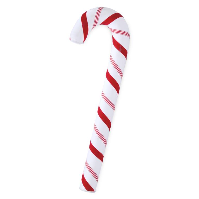 47.5" Red & White Fabric Candy Cane