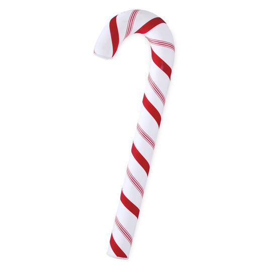 47.5" Red & White Fabric Candy Cane