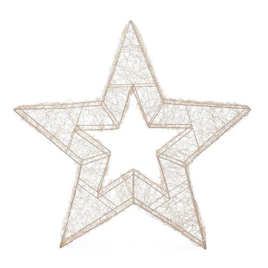 33" Electric LED Silver Star