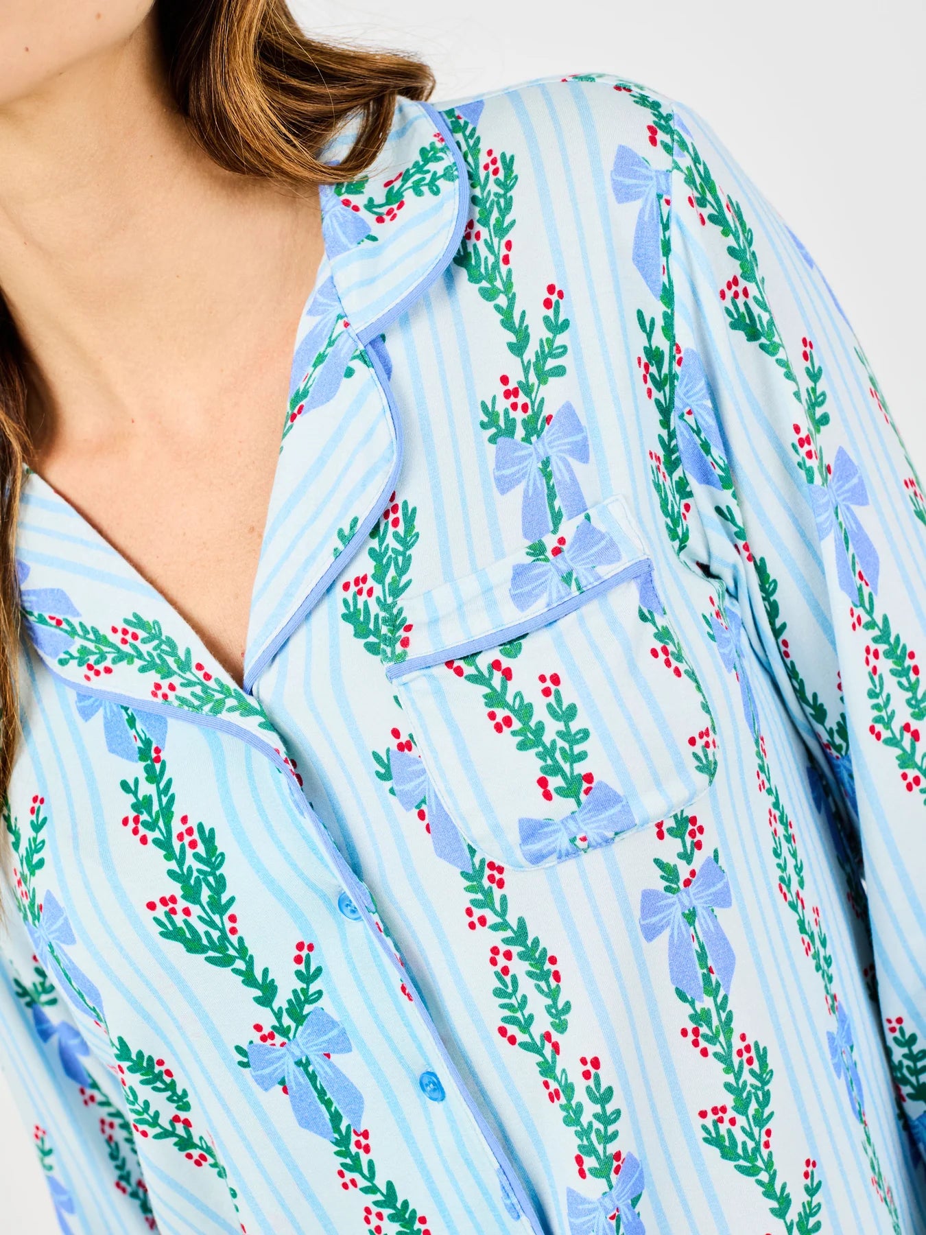 Mary Square Hello Garland Pajama Set