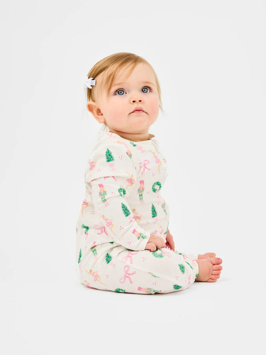 Mary Square Sugar Plum Pajamas – Infant Sizes
