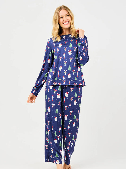 Mary Square Peppermint Pine Women’s Pajama Set