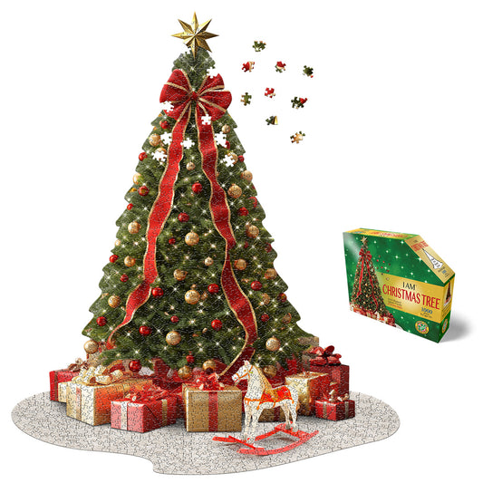 I AM Christmas Tree™ – 1000 Piece Tree-Shaped Jigsaw Puzzle