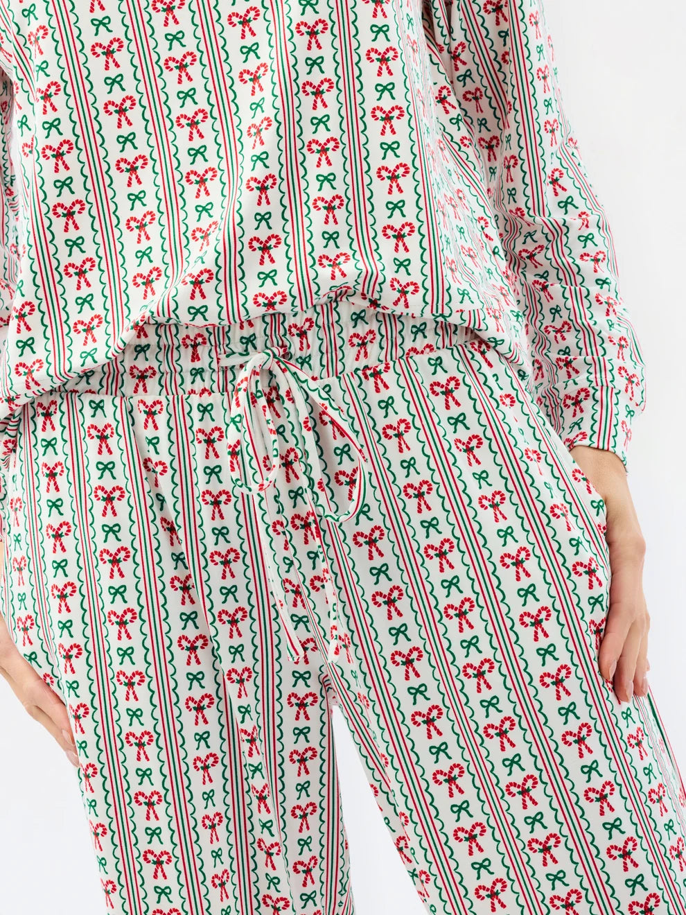 Women's Annie Pants Set – Peppermint Twist | Mary Square