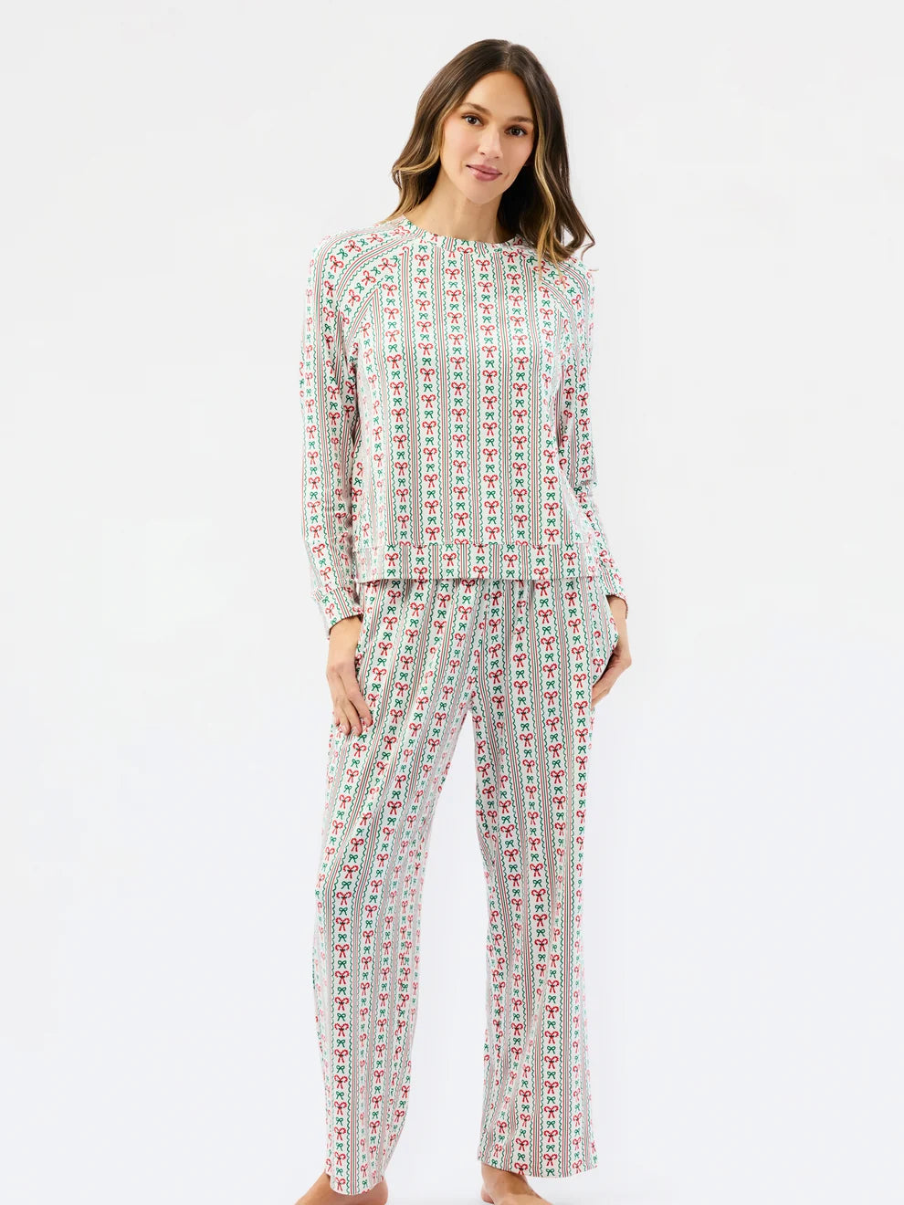 Women's Annie Pants Set – Peppermint Twist | Mary Square