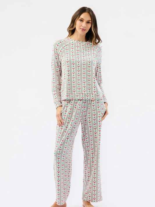 Women's Annie Pants Set – Peppermint Twist | Mary Square