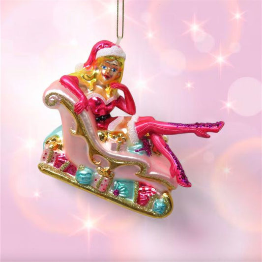Santa’s Sleigh Belle Ornament