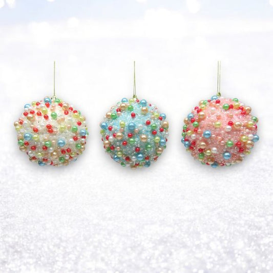 Candy Sprinkle Ball Ornament