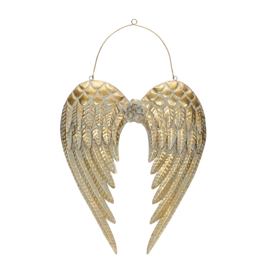 Metal Angel Wing Ornament – 18.5" x 30"