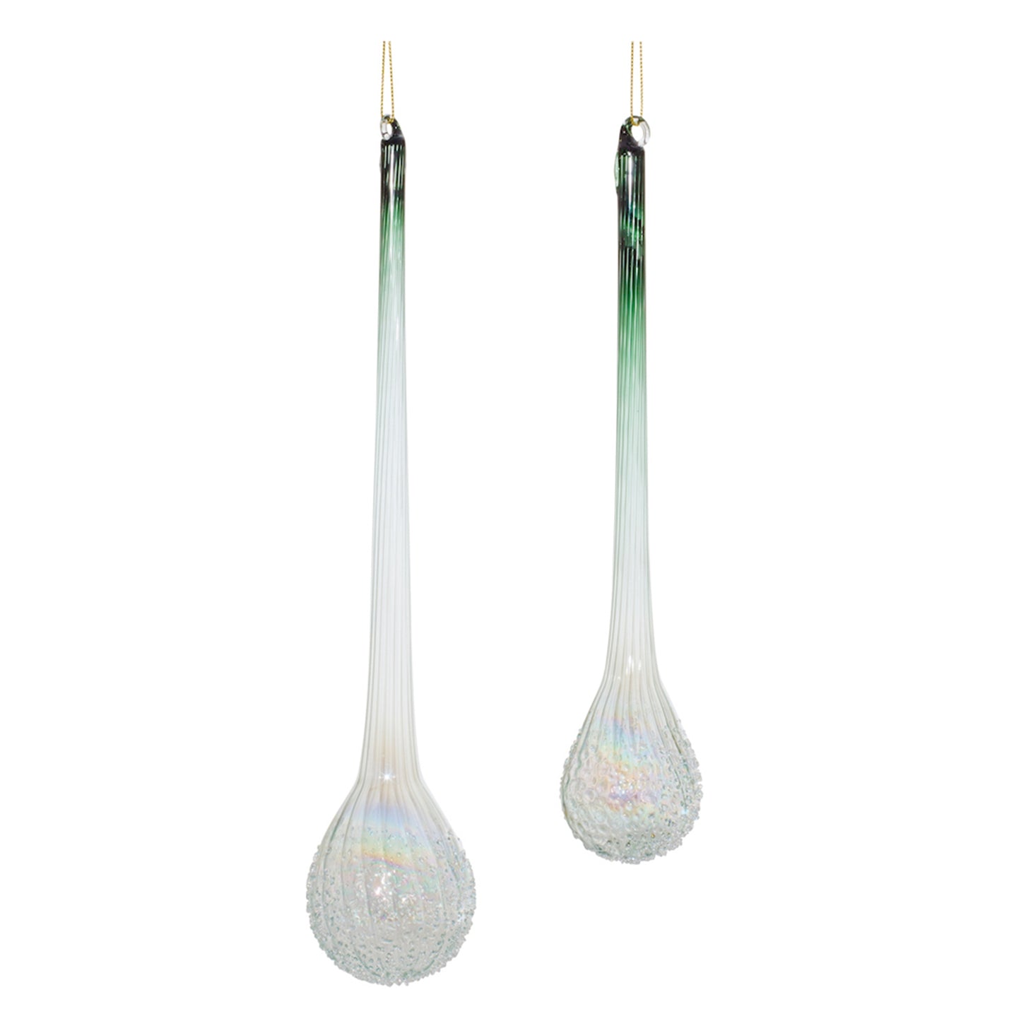 Glass Drop Ornament – 10" & 12" (Sold Separately)
