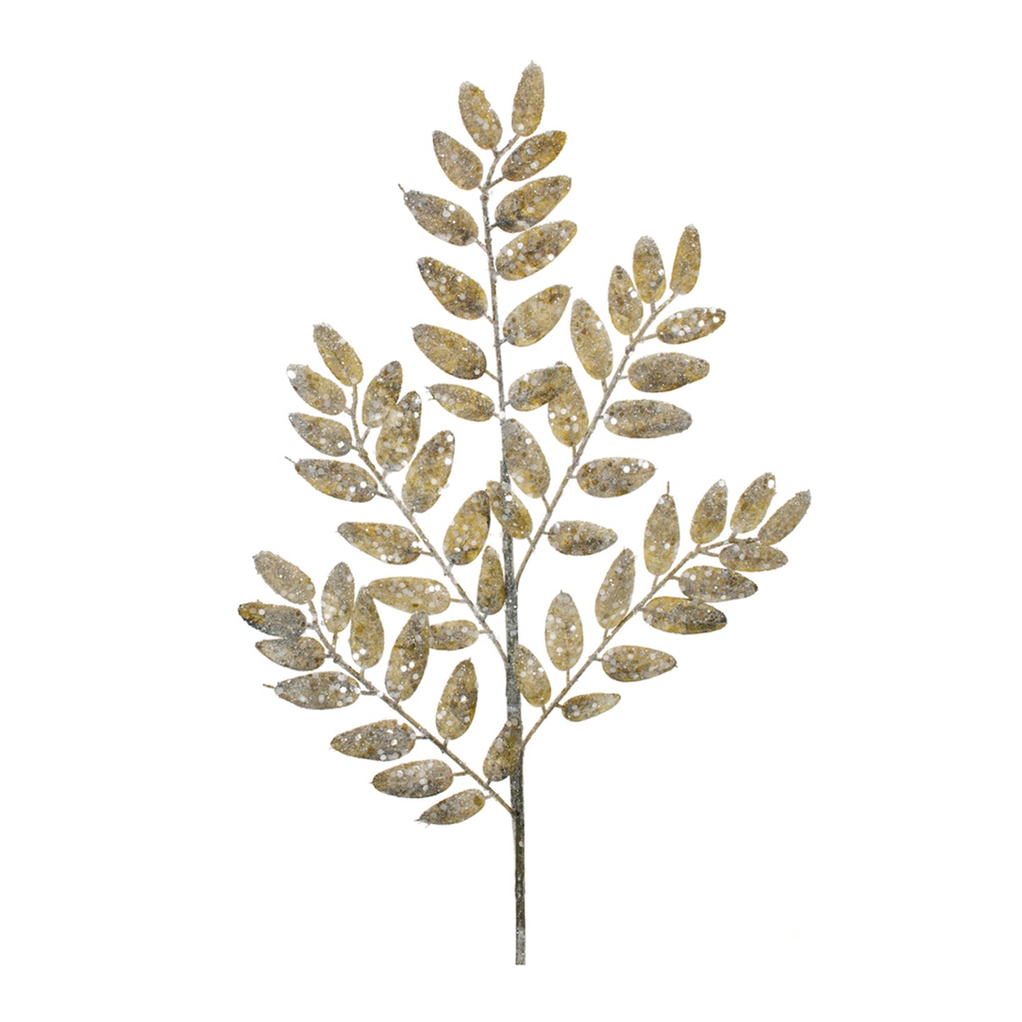 Green Frosted Leaf Spray – 26.5"