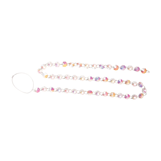 Iridescent Glass Bead Garland – 36"