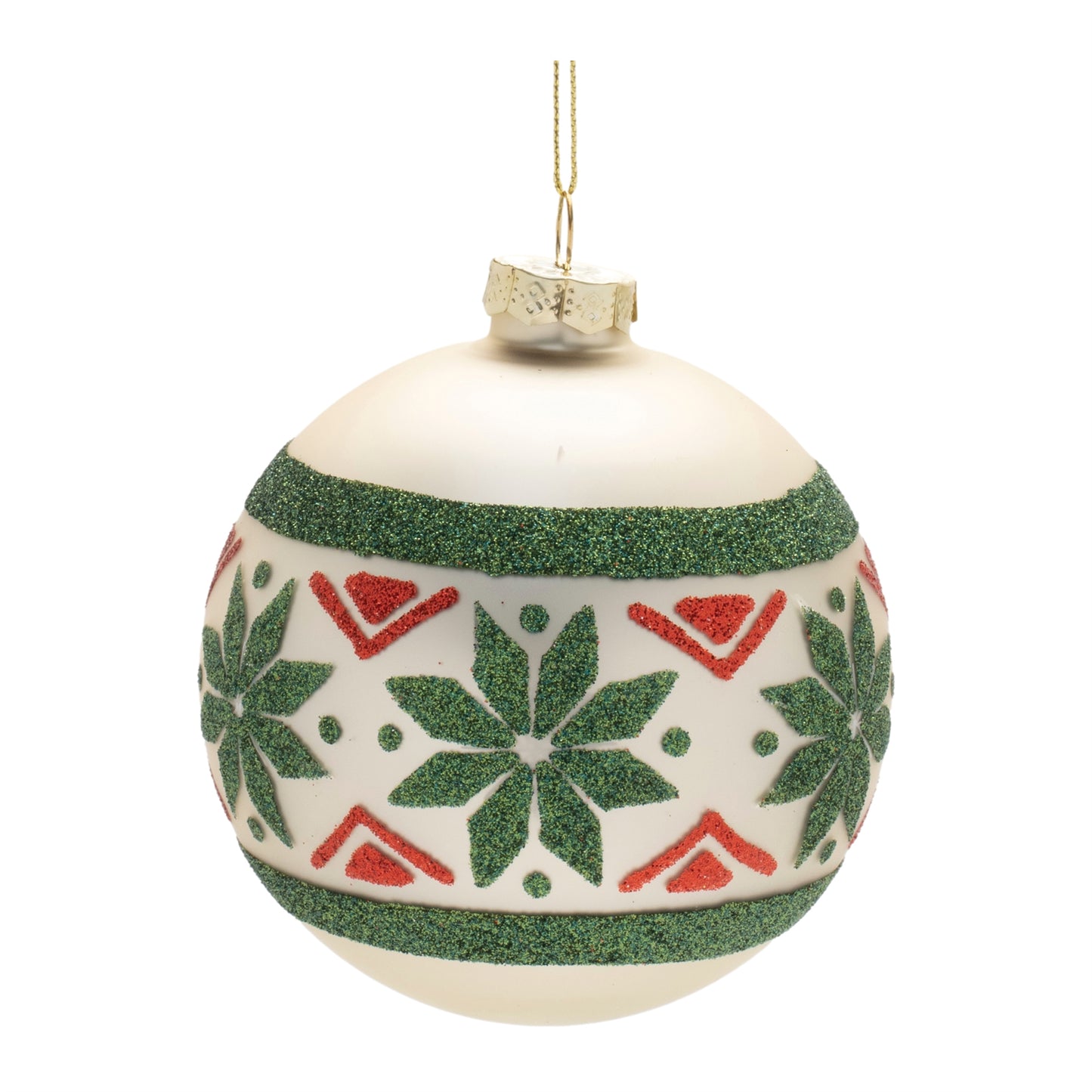 Holiday Sweater Ball Ornament – 4"
