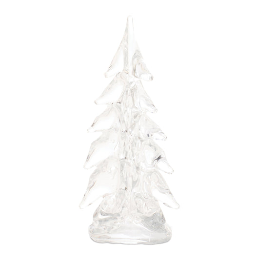 Clear Glass Tree – 12"