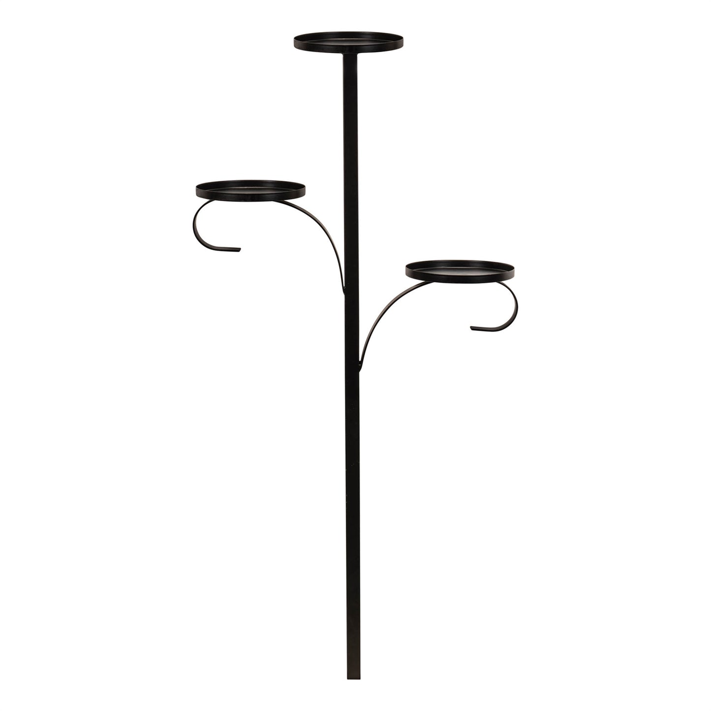 36" Triple Tree Topper Stand – Black Iron