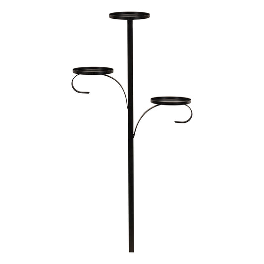 36" Triple Tree Topper Stand – Black Iron