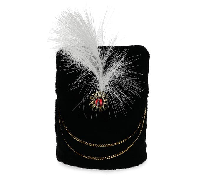 Black Nutcracker Hat Tree Topper