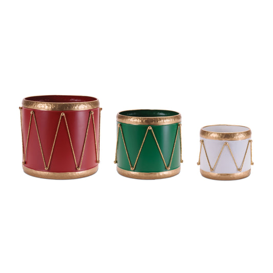 Metal Drum Planters