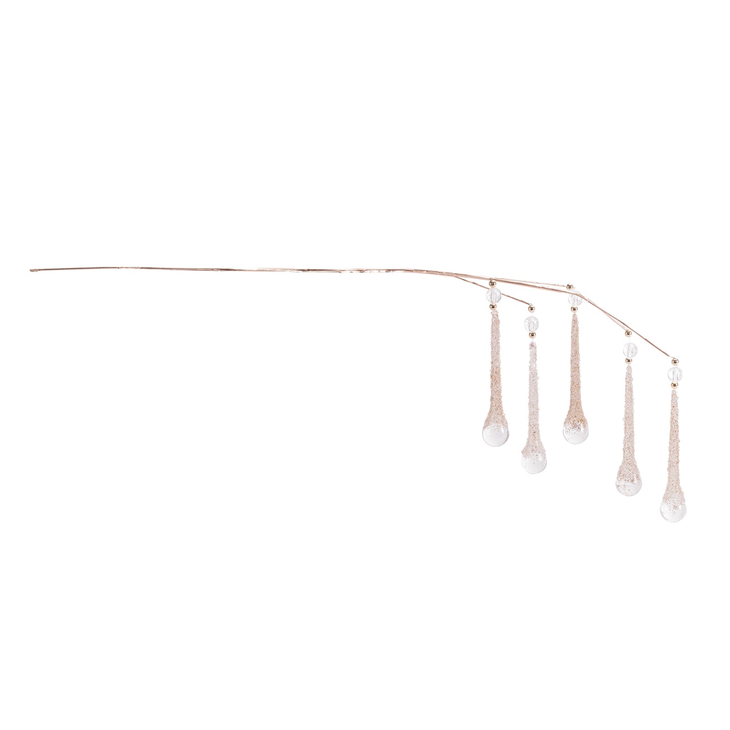 Glittered Drop Spray – 26"H