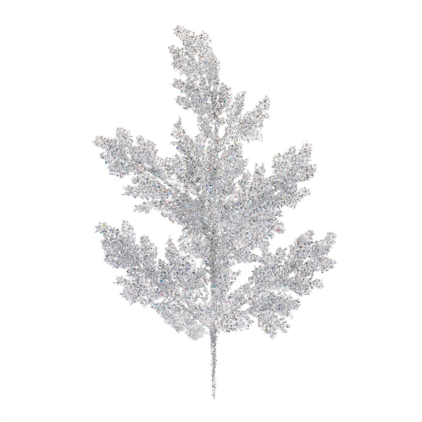 27" Silver Glitter Spray