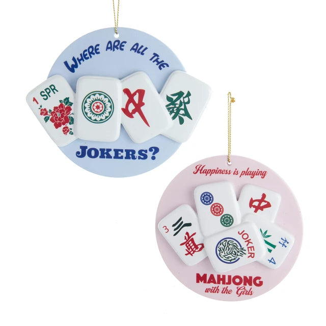 Mahjong Girls Ornament – 3.5"