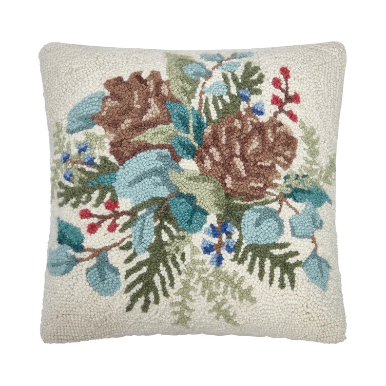Pine & Berry Hook Pillow