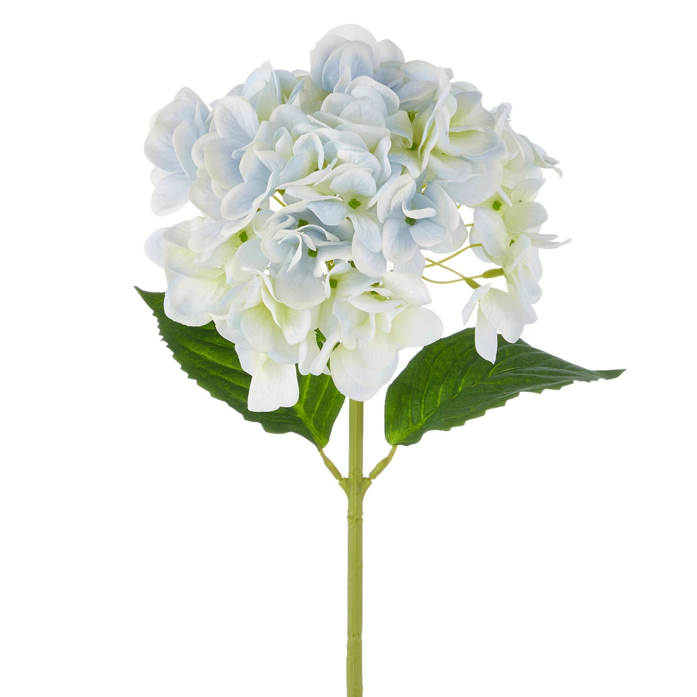 Real Touch Light Blue Hydrangea Stem – 19"