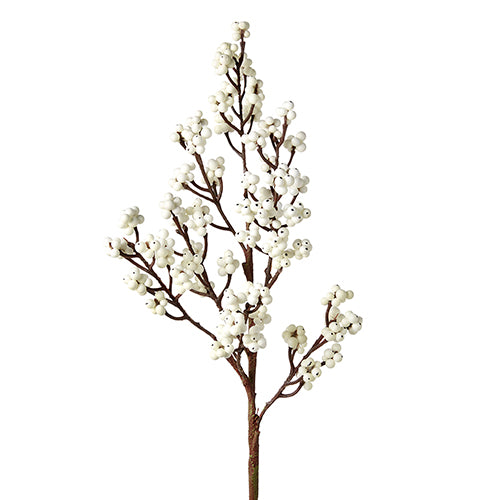 30” White Berry Spray