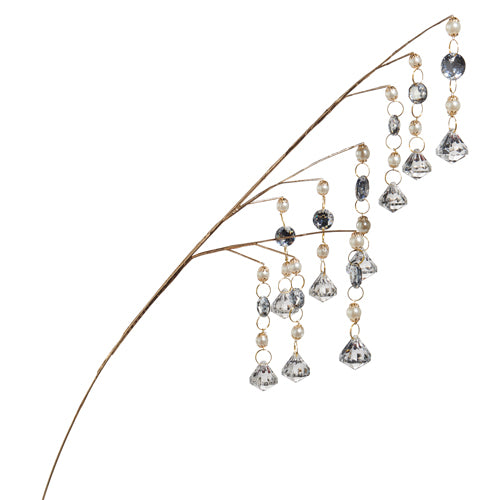 4" Pearl Drip Gem Hanging Branch