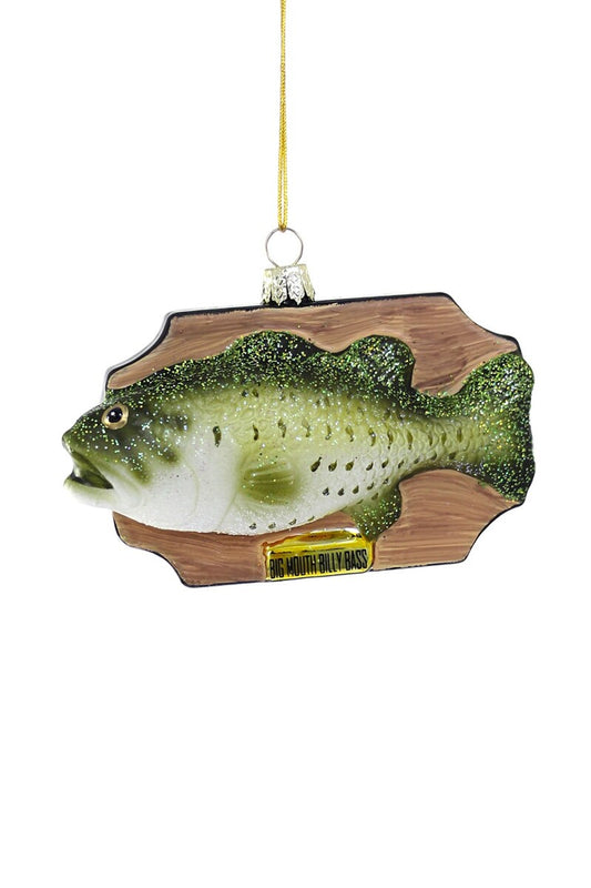 Big Mouth Billy Bass Glass Ornament