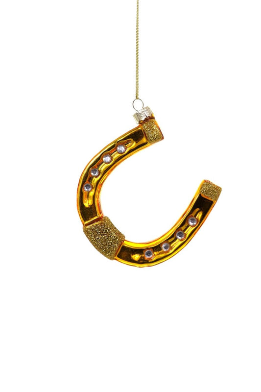 Golden Horseshoe Ornament
