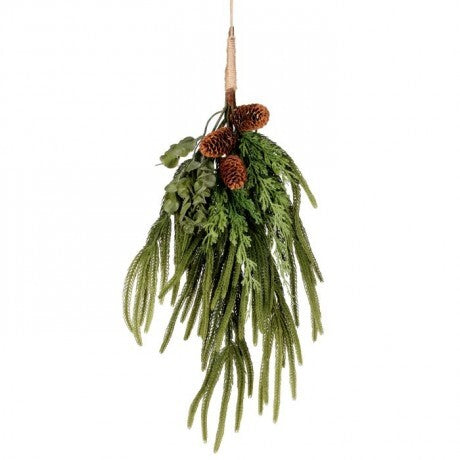 24" Real Touch Mixed Evergreen Teardrop