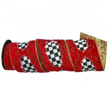 Courtley Check Holly – 4” x 5 yards