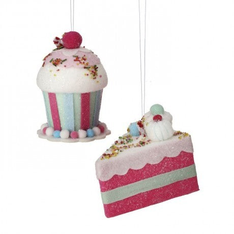 Sugary Sweet Cake & Cupcake Ornaments – Sold Separately