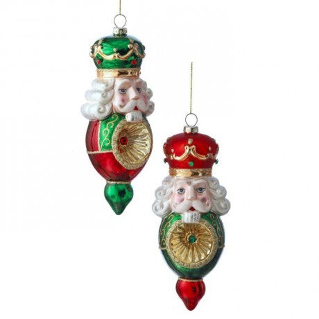 Nutcracker Head Finial Ornament – 7" (Sold Separate)
