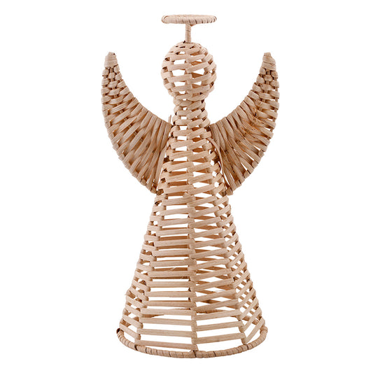 Wicker Angel Figurine – Large