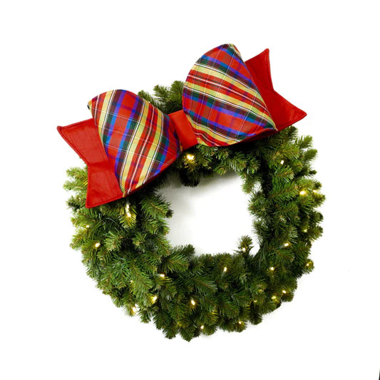 Tartan Holiday Bow – Pre-Made