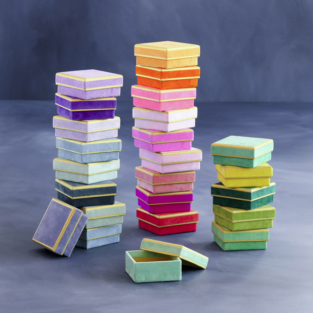 Flocked Glitterville Gift Box