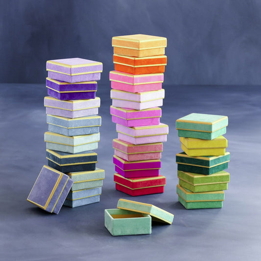 Flocked Glitterville Gift Box