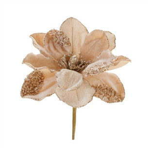 21” Beaded Magnolia Stem