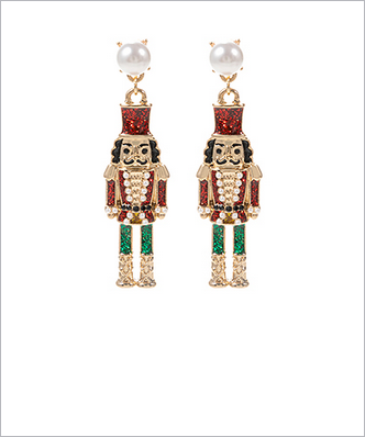 Classic Nutcracker Drop Earrings