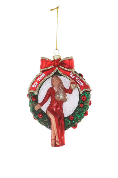 “It’s Time” Glam Ornament (Mariah-Inspired)