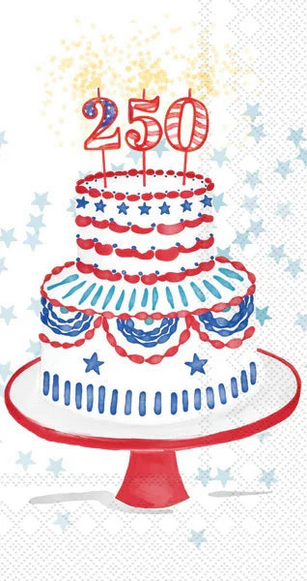 USA 250th Celebration Guest Towels – 16 Count