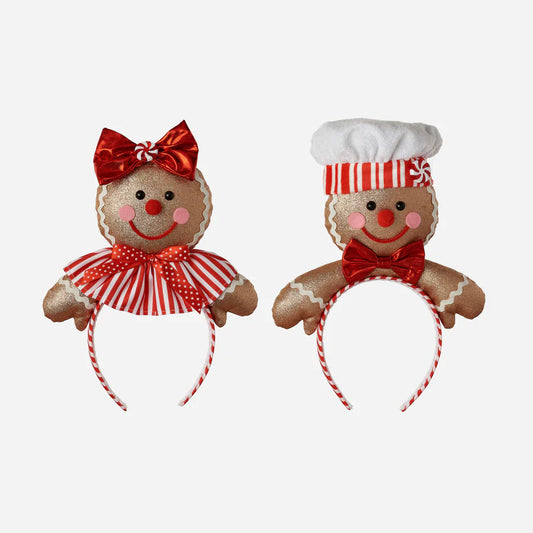 Gingerbread Character Headbands – Sold Separately