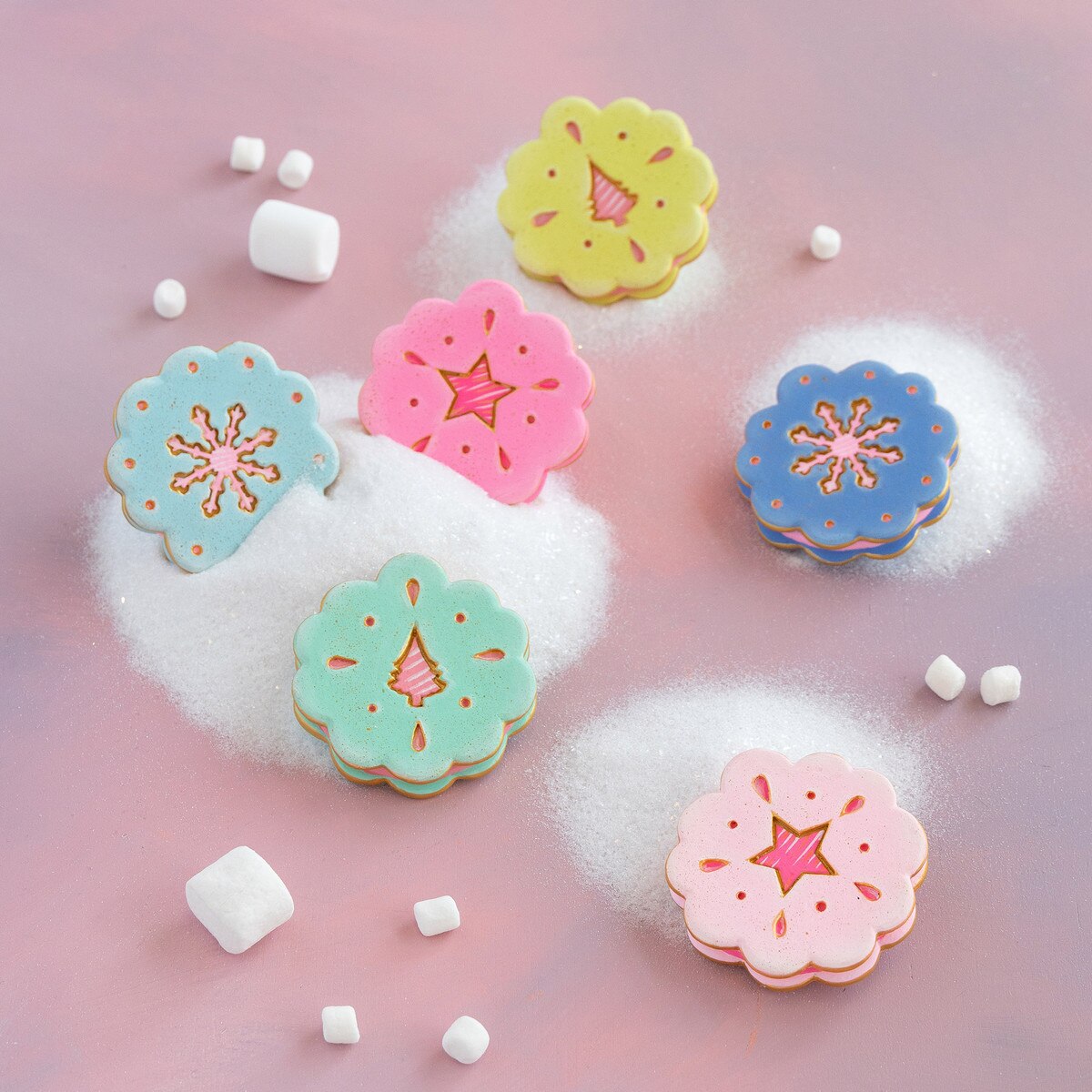 Glitterville | Swiss Christmas Cookie Ornament