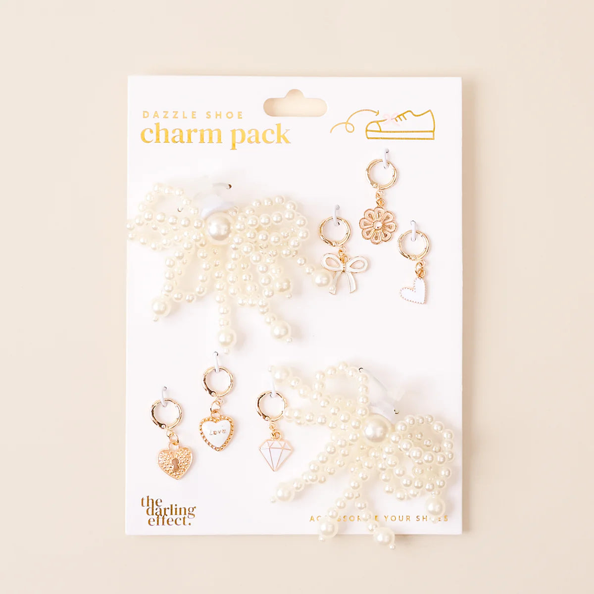 The Darling Effect – “Pretty in Pearls” Dazzle Shoe Charm Pack