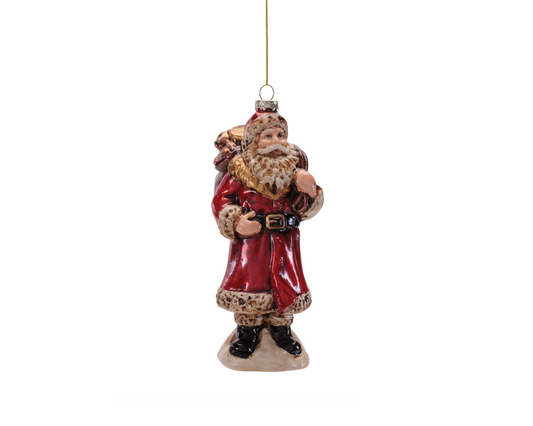 7.5" Traditional Santa Ornament