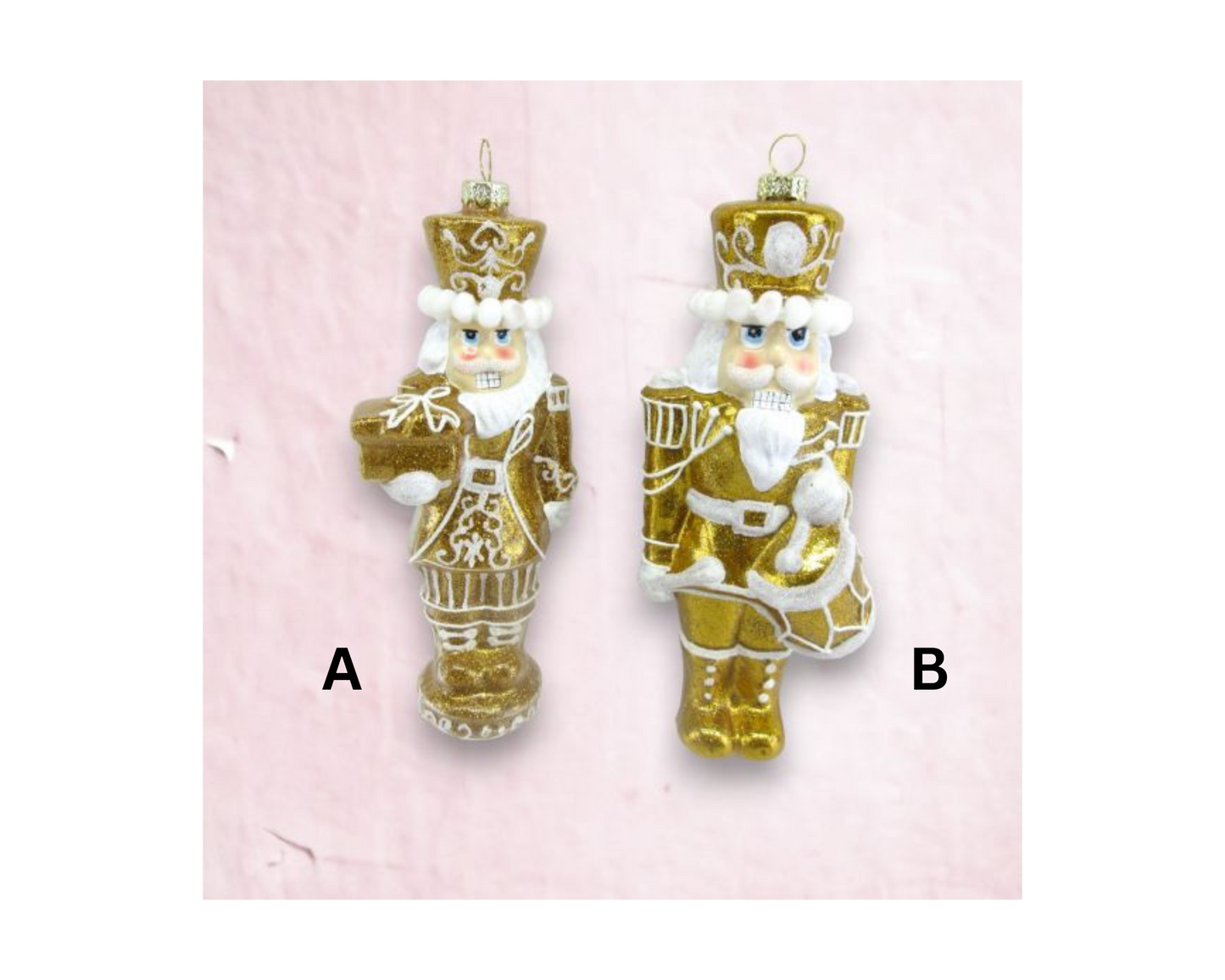 Gingerbread Nutcracker Ornament (Sold Separately)