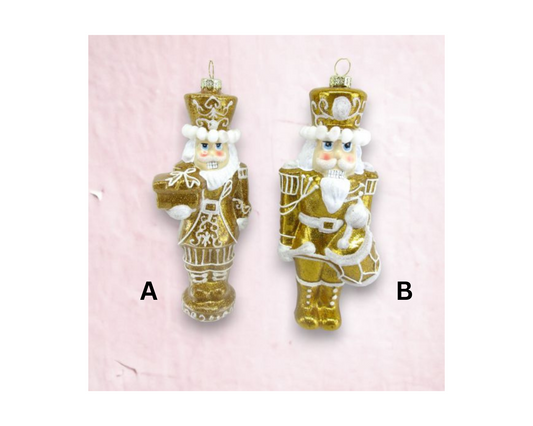 Gingerbread Nutcracker Ornament (Sold Separately)