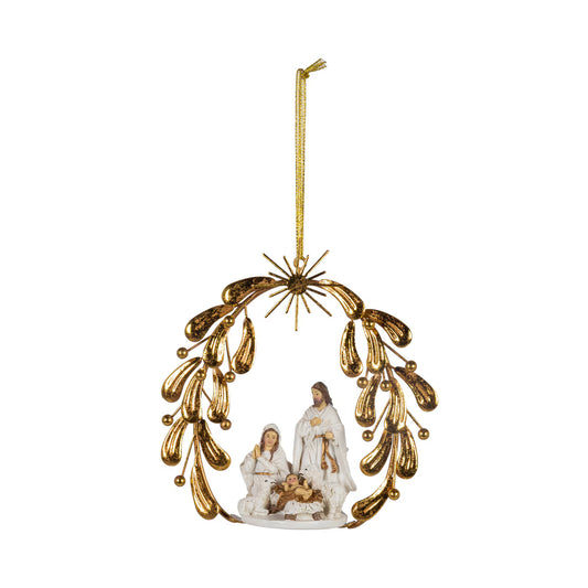 6" Holy Family Nativity Ornament